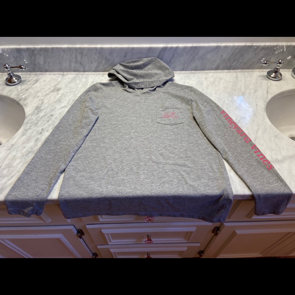 Girls Sz XL (14) Vineyard Vines Hoodie T-Shirt
